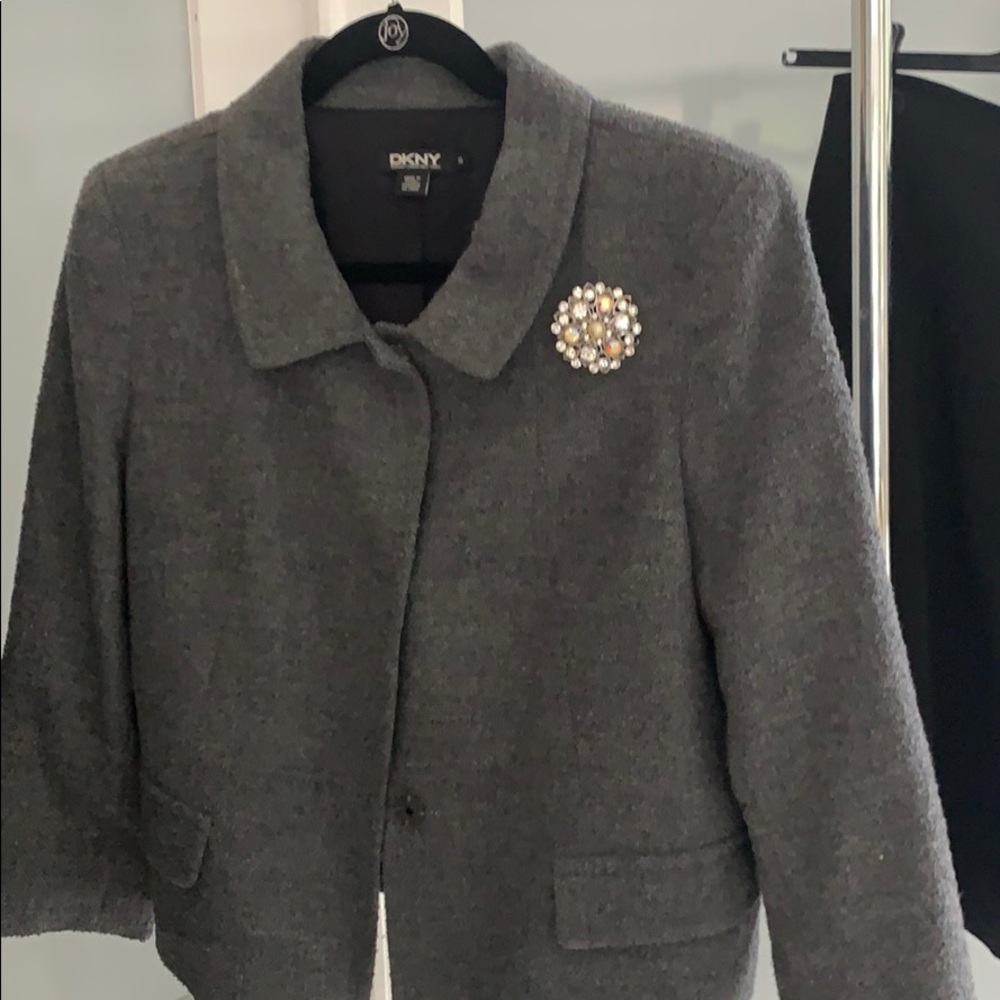 Boucle cropped jacket